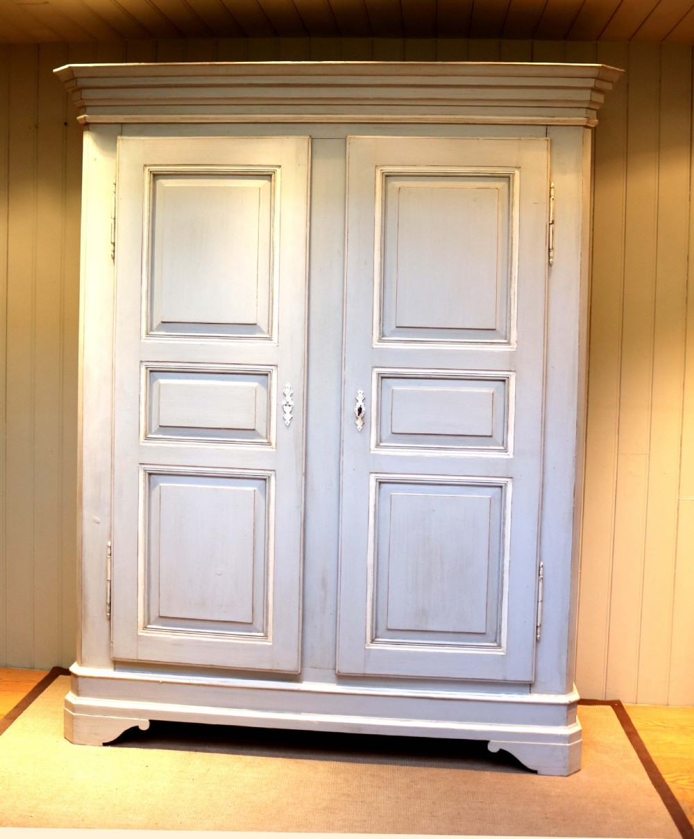 Large Continental Painted Breakdown Wardrobe  View V