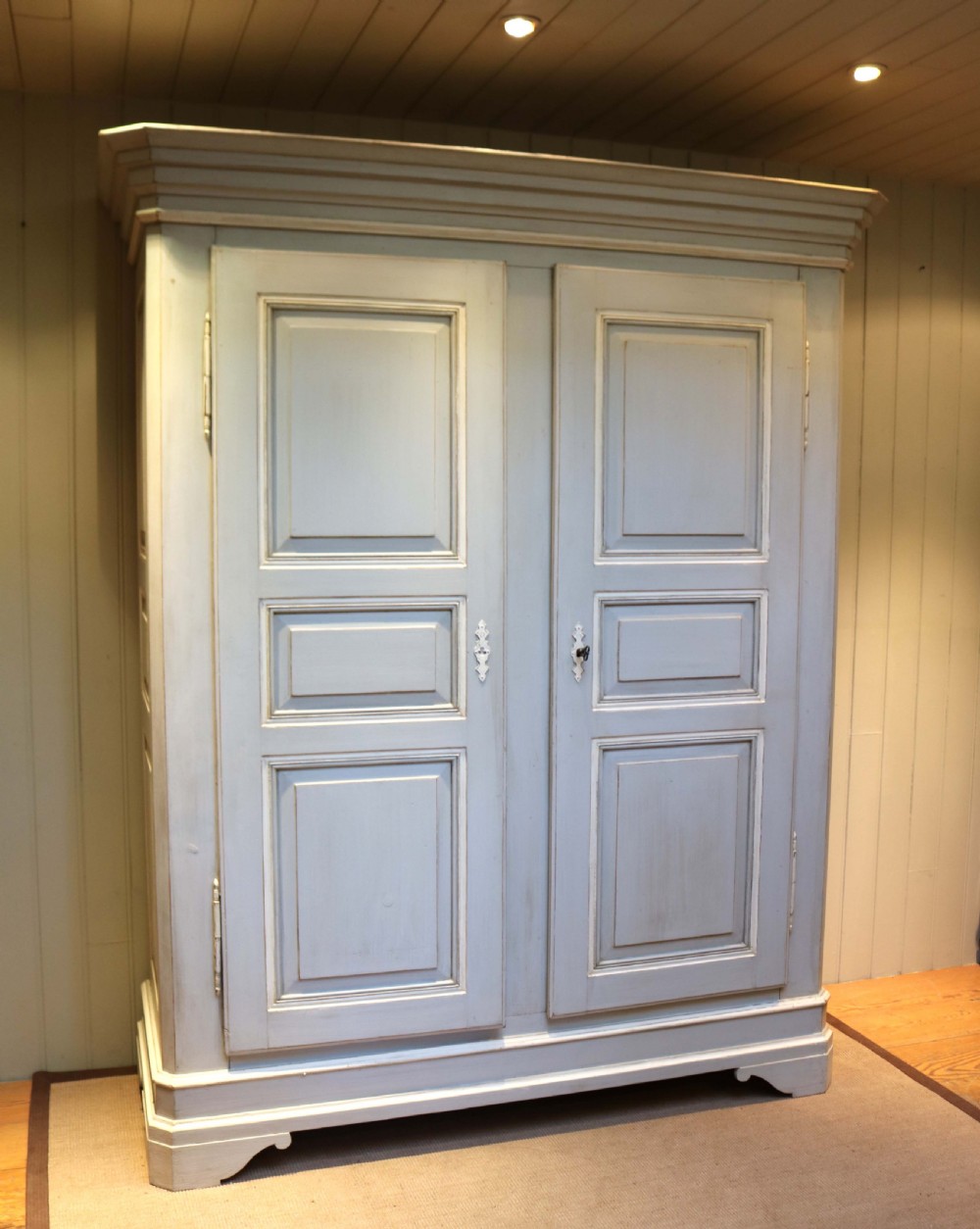 Large Continental Painted Breakdown Wardrobe  View VI