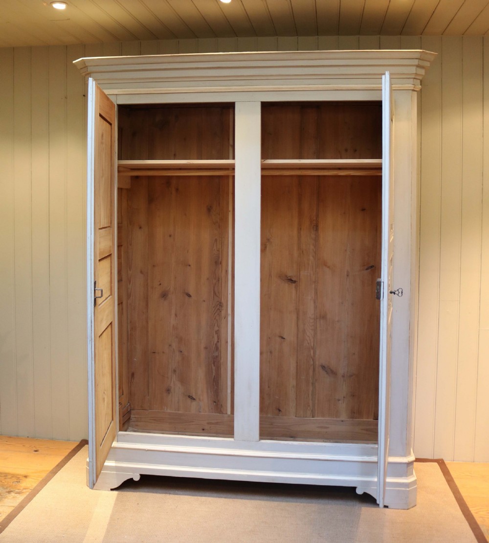 Large Continental Painted Breakdown Wardrobe  View VIII