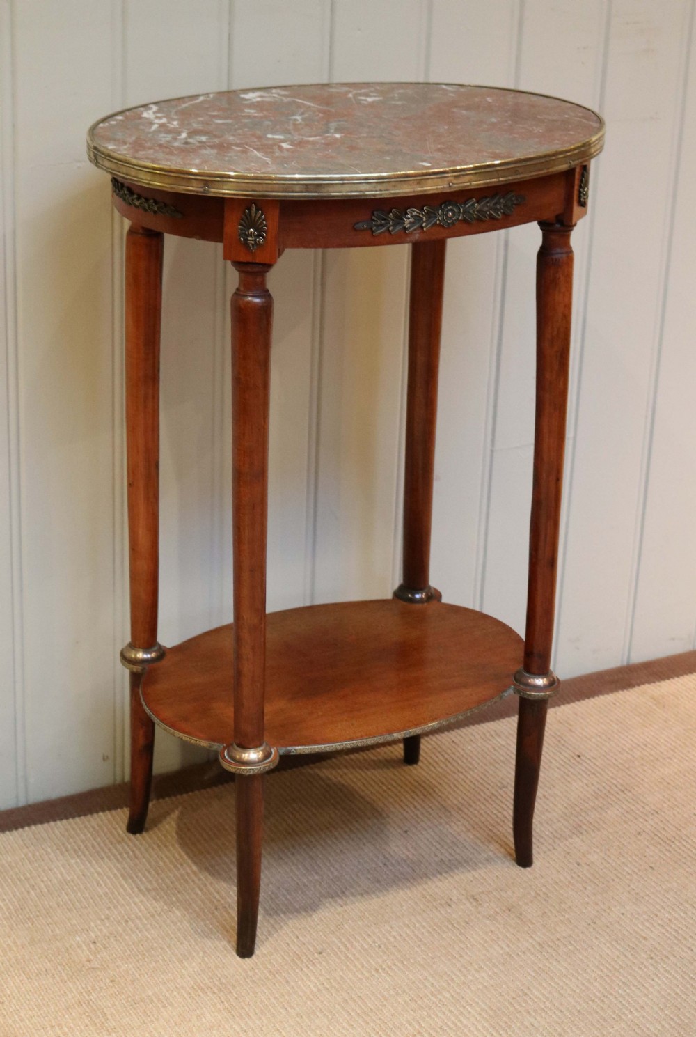 French Cherrywood Oval Table  View II