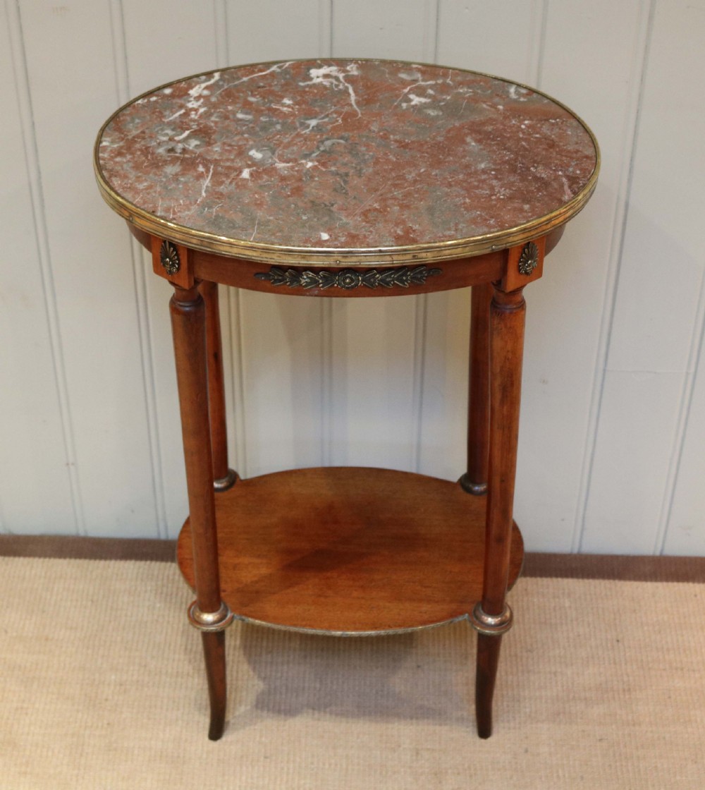 French Cherrywood Oval Table  View III