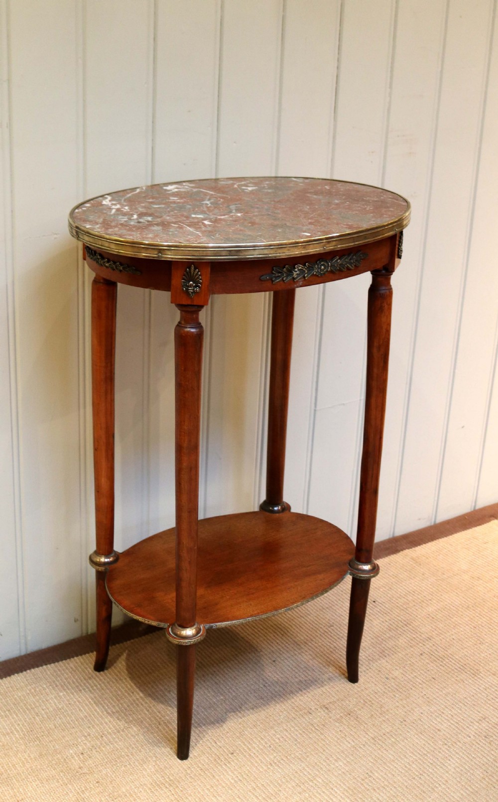 French Cherrywood Oval Table  View V
