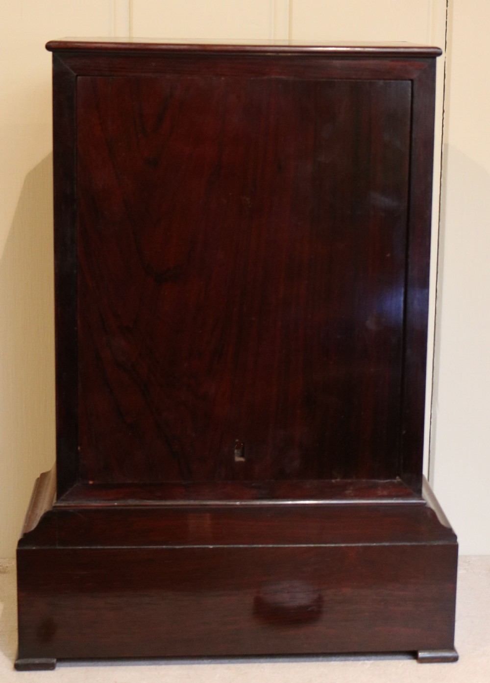 Rosewood and Brass Inlay French Mantel Clock (France, c. 1850) View XII