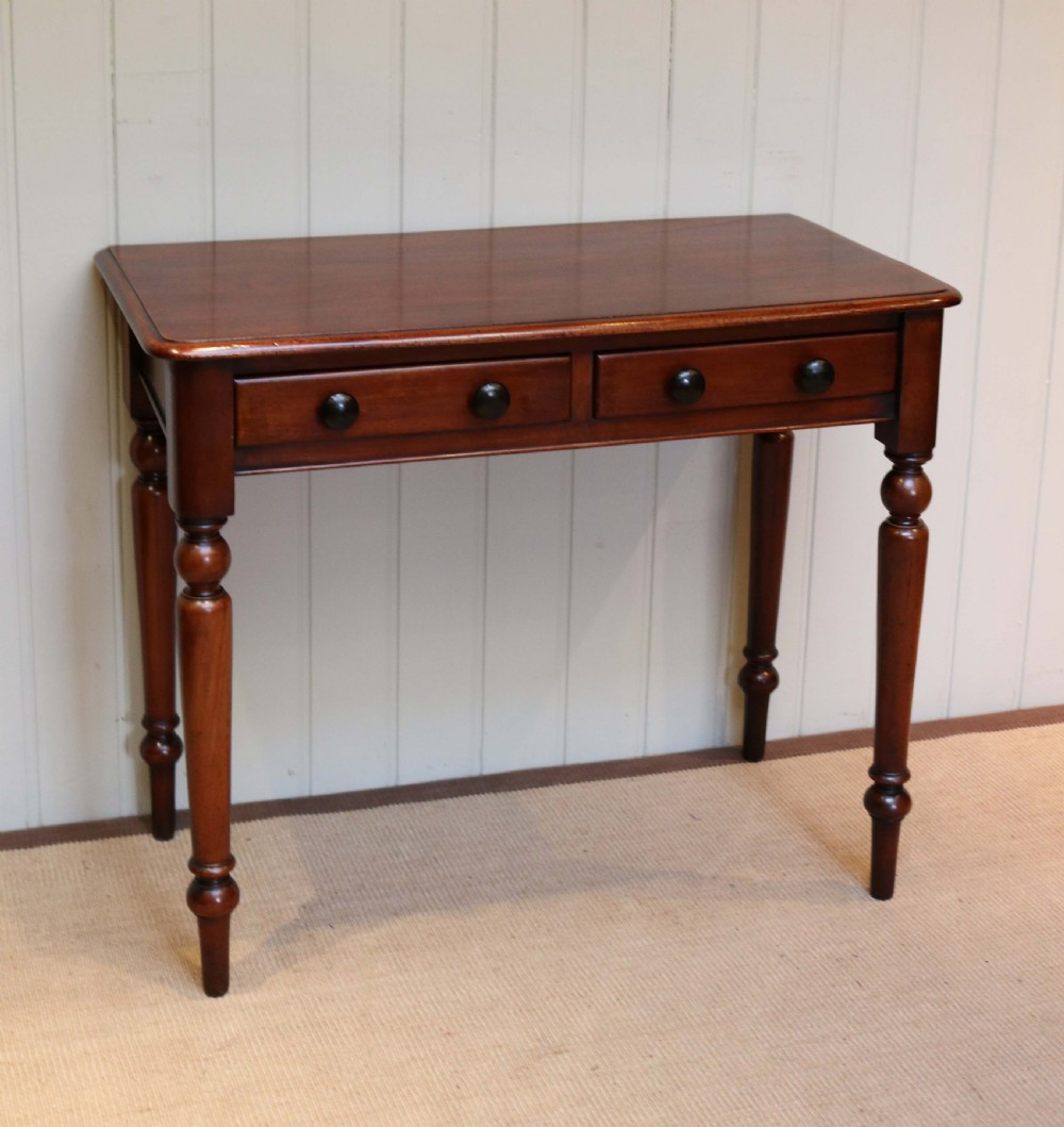 Late 19th Century Mahogany Side Table  View II