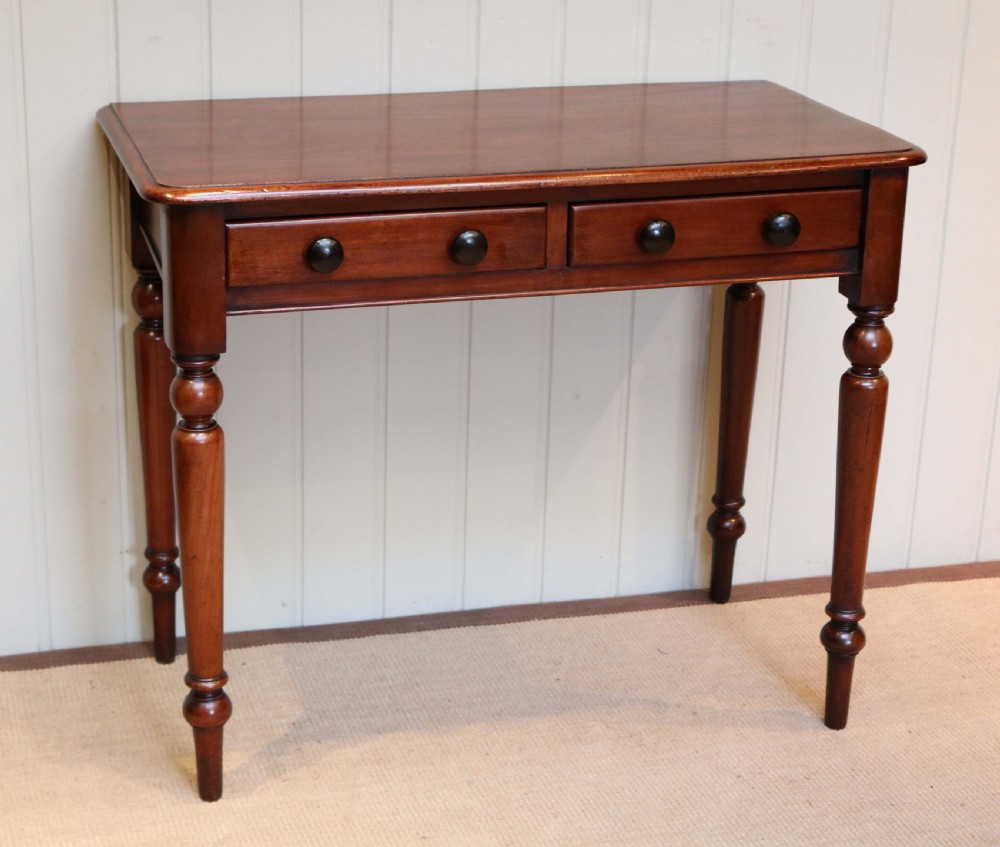 Late 19th Century Mahogany Side Table  View V