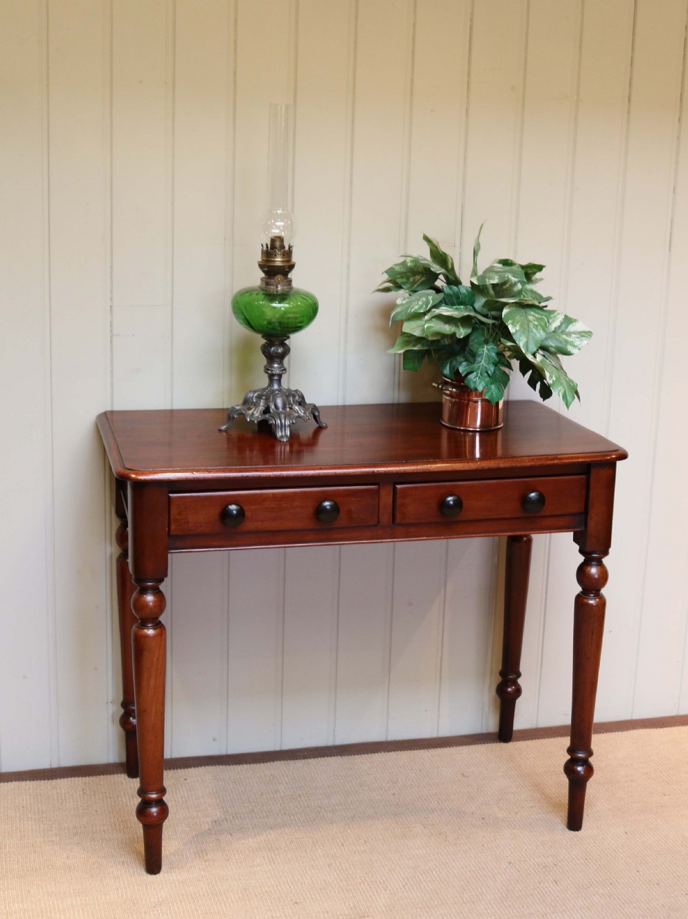 Late 19th Century Mahogany Side Table  View VII