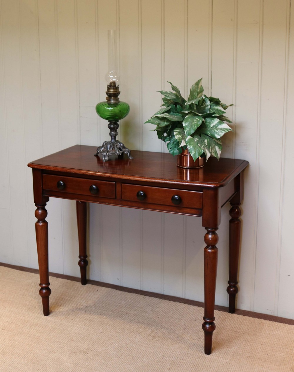 Late 19th Century Mahogany Side Table  View VIII