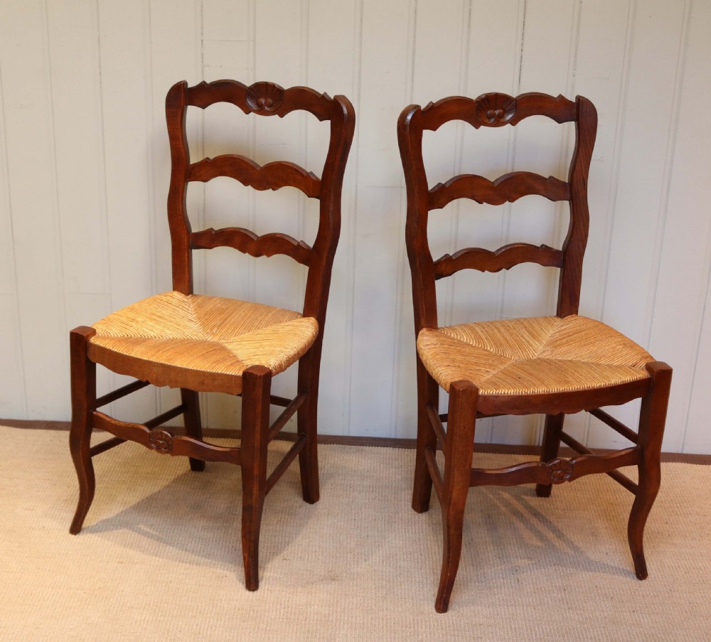 Set Of Six Beech Wood Dining Chairs View VI