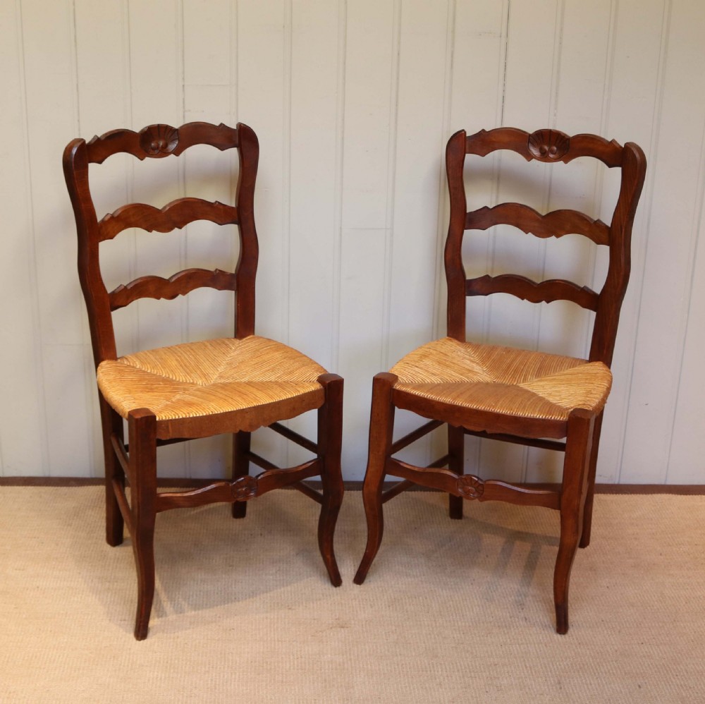 Set Of Six Beech Wood Dining Chairs View VIII