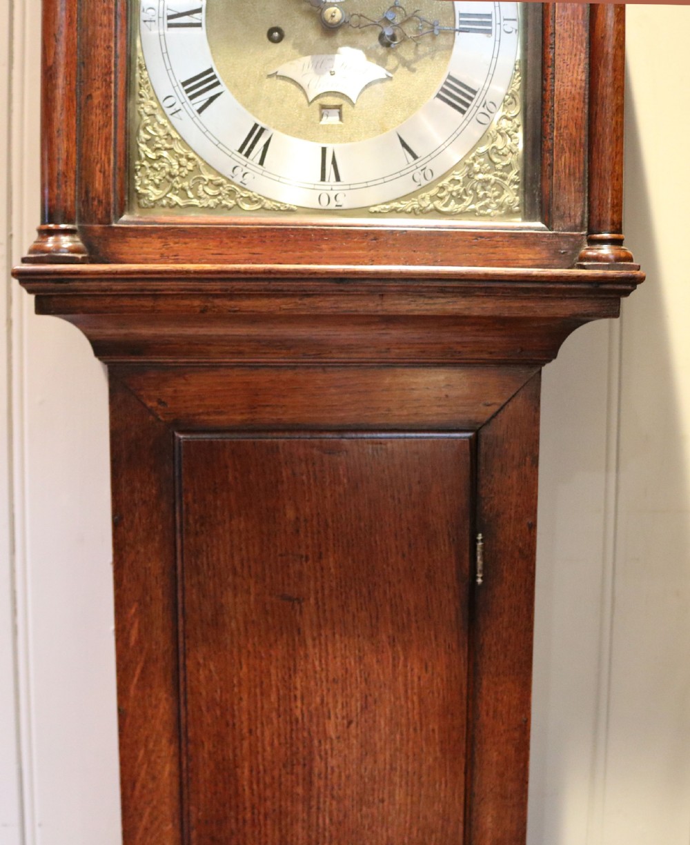 Small 18th Century 8 Day Longcase Clock (England, c. 1760) View IV