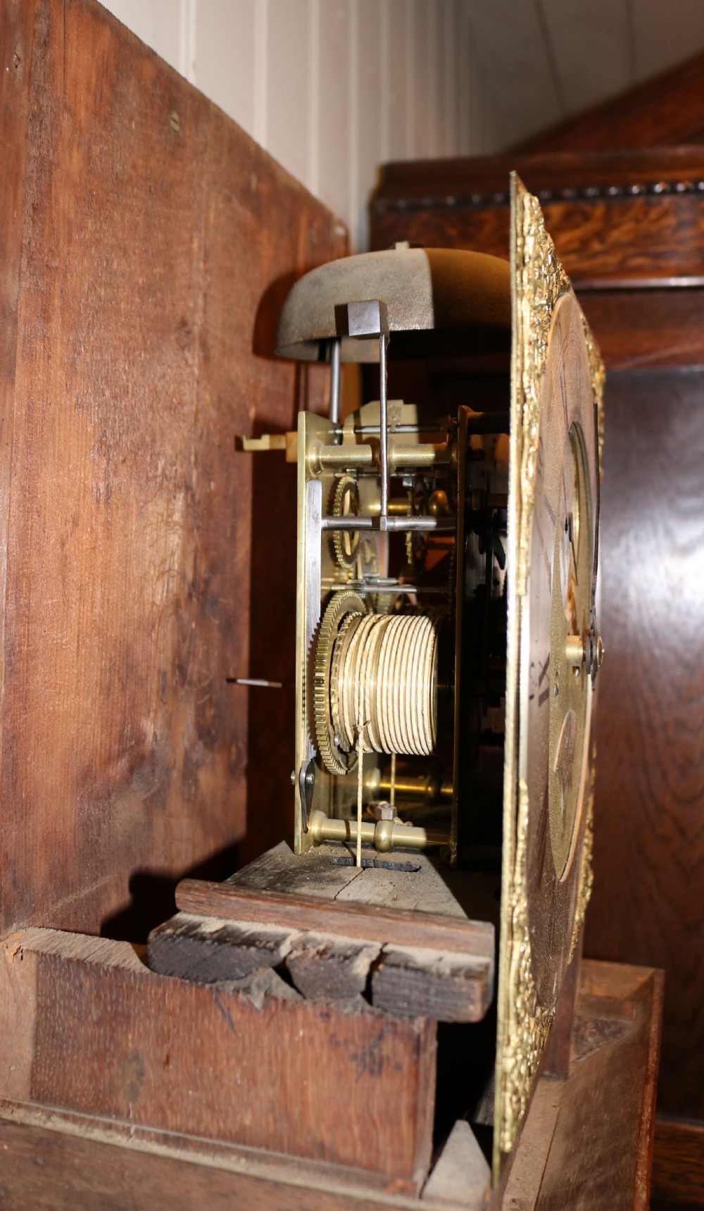 Small 18th Century 8 Day Longcase Clock (England, c. 1760) View VIII