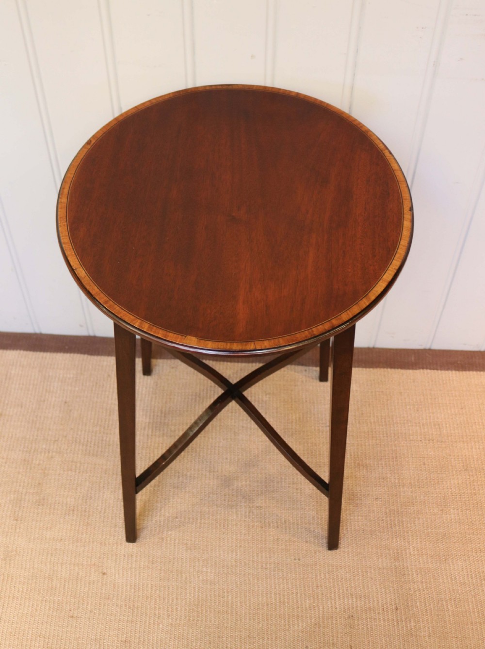 Edwardian Circular Mahogany Table View VI