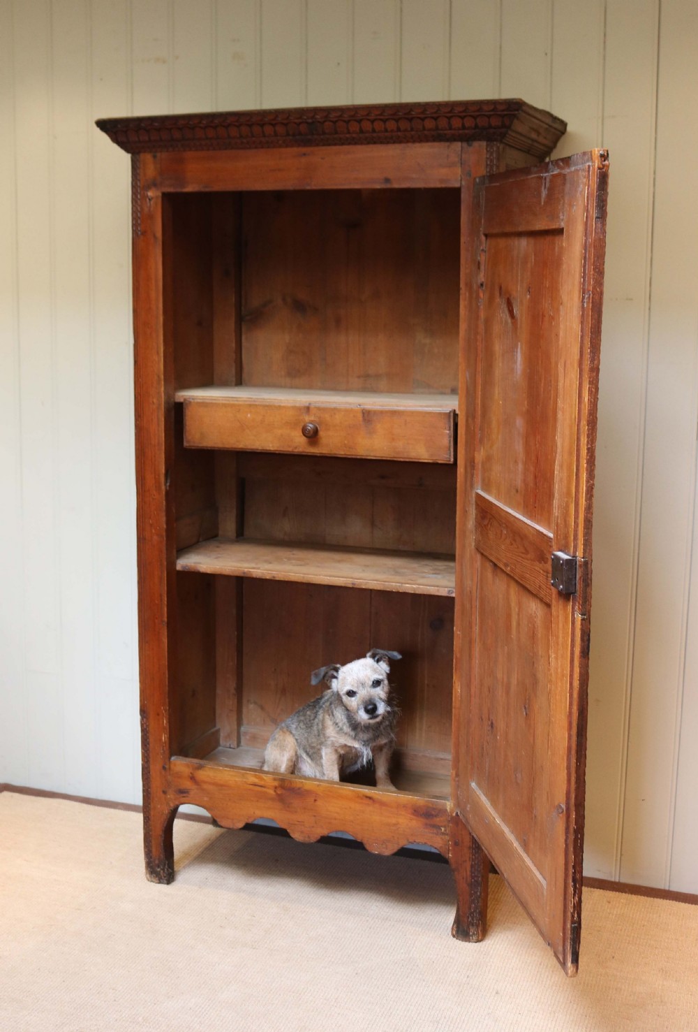 Rustic French Pine Cupboard View IV