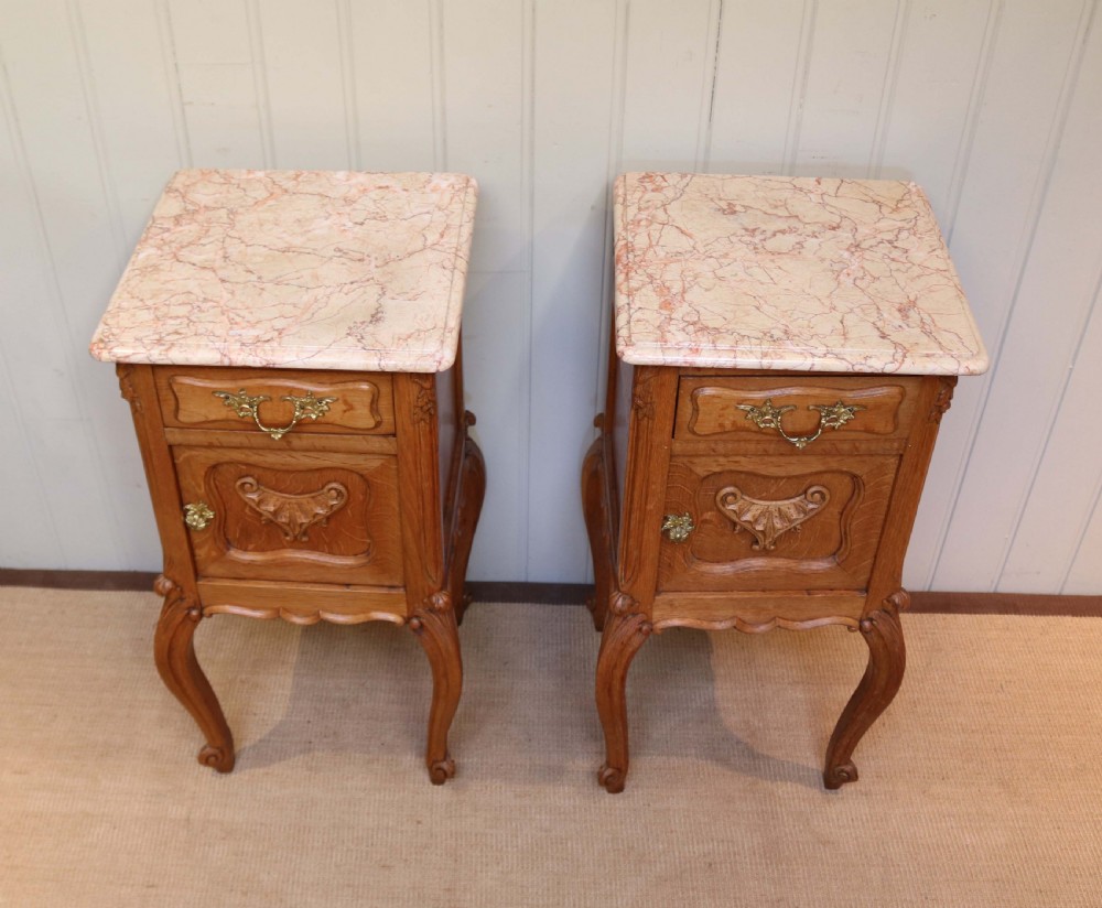 Pair Of French Oak Bedside Cabinets View VIII