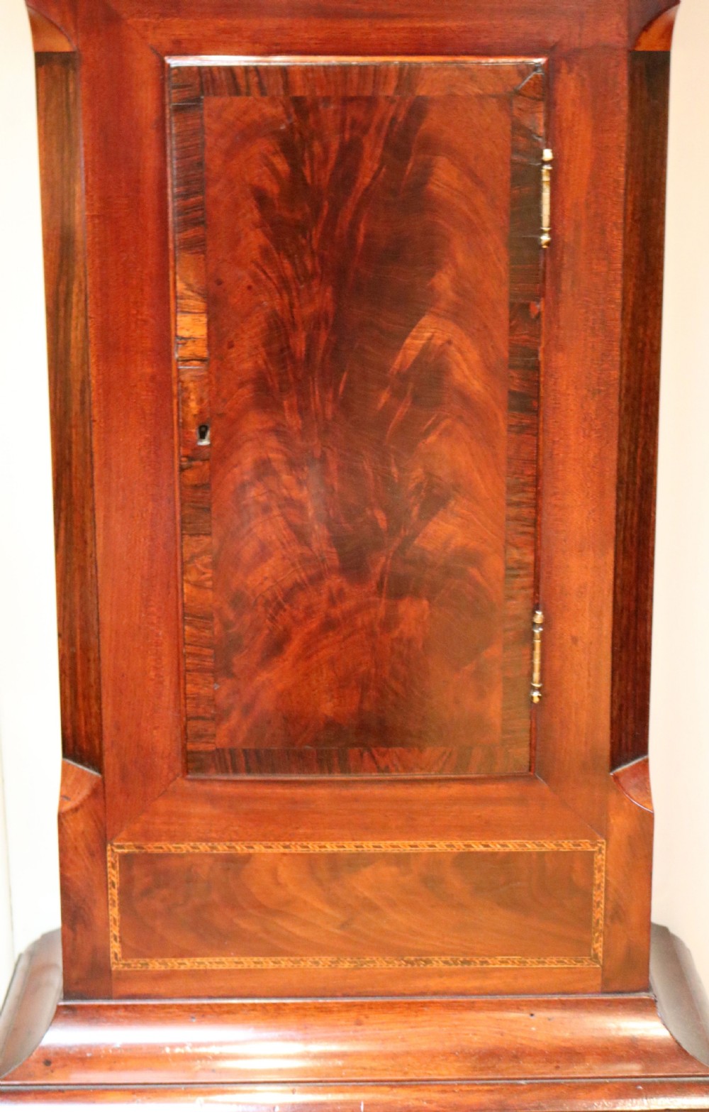 Mahogany Longcase Clock With Rocking Ship (England, 1830) View II