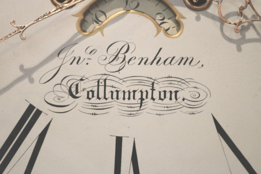 Mahogany Longcase Clock With Rocking Ship (England, 1830) View V