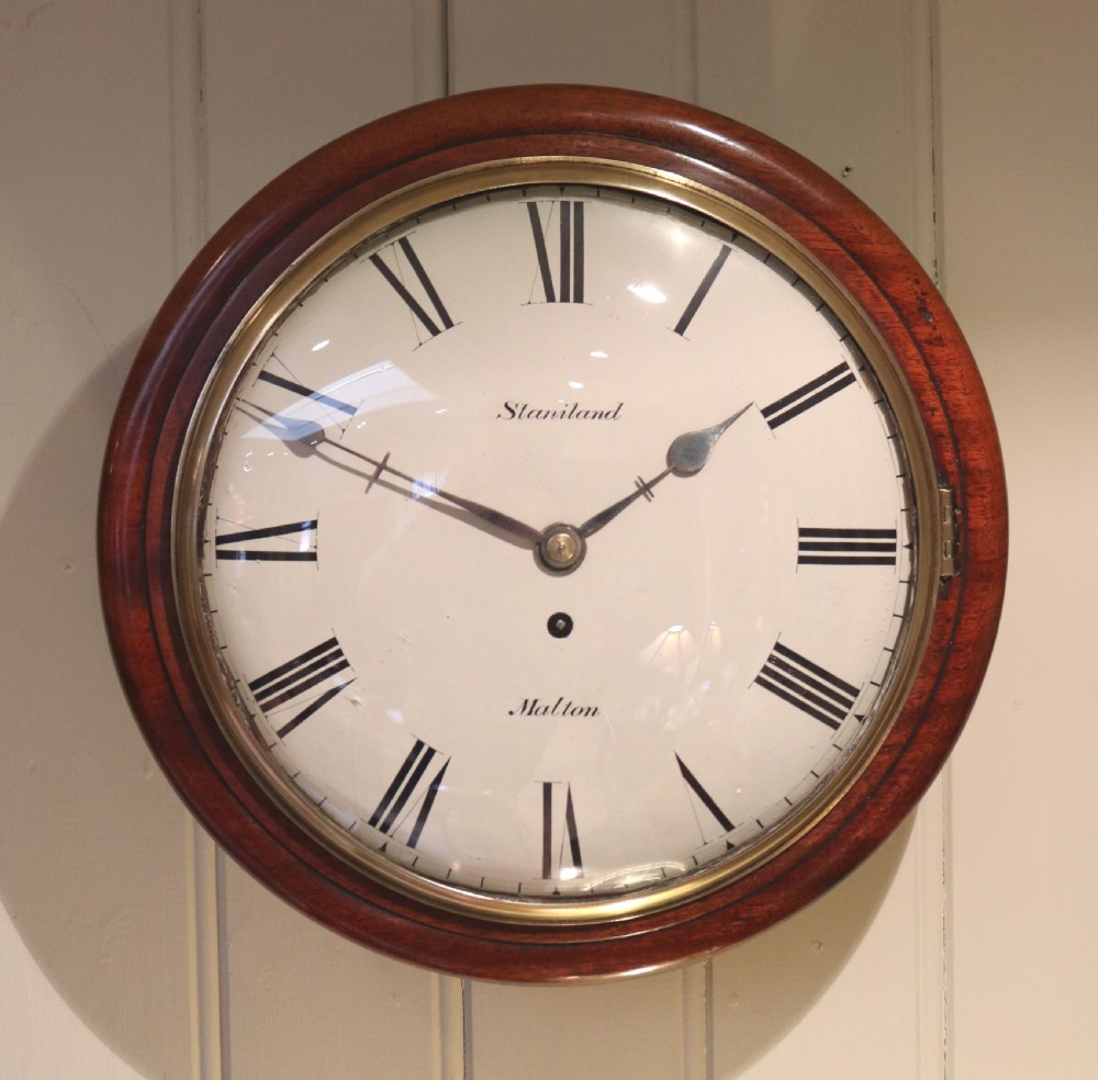 Convex Fusee Dial Clock (England, c. 1840)