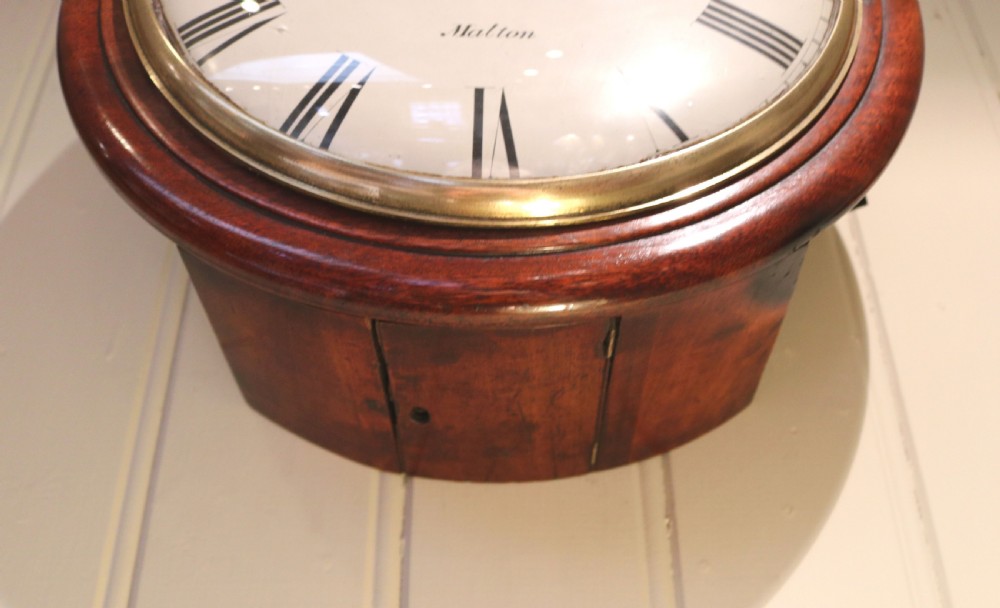 Convex Fusee Dial Clock (England, c. 1840) View II