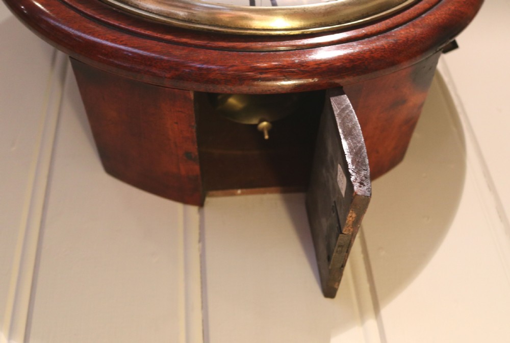 Convex Fusee Dial Clock (England, c. 1840) View III