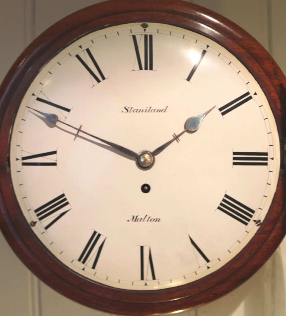 Convex Fusee Dial Clock (England, c. 1840) View V
