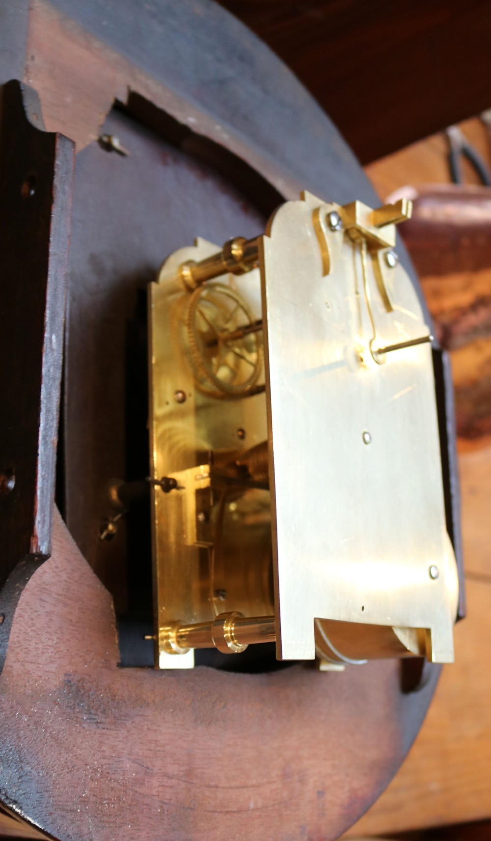 Convex Fusee Dial Clock (England, c. 1840) View IX