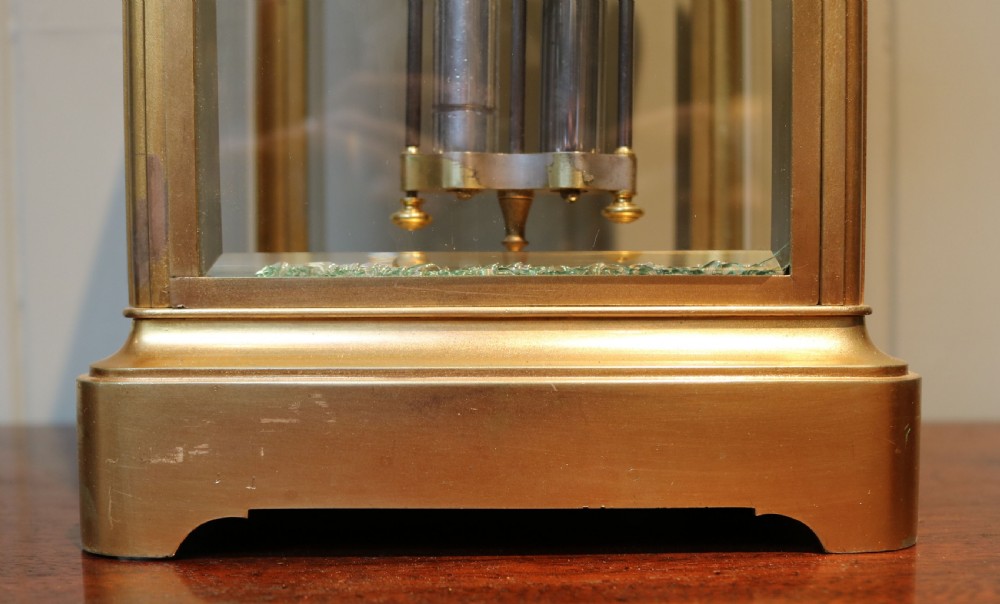 Bell Striking French Four Glass clock (France, c. 1870) View XII