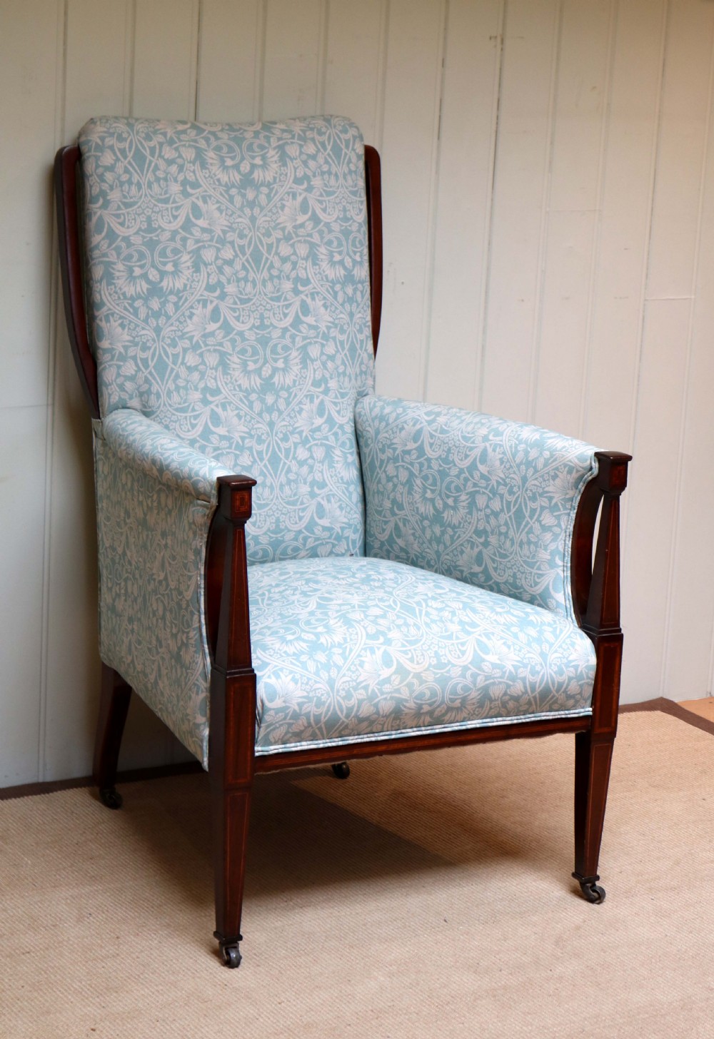 Arts And Crafts Mahogany Armchair View VIII