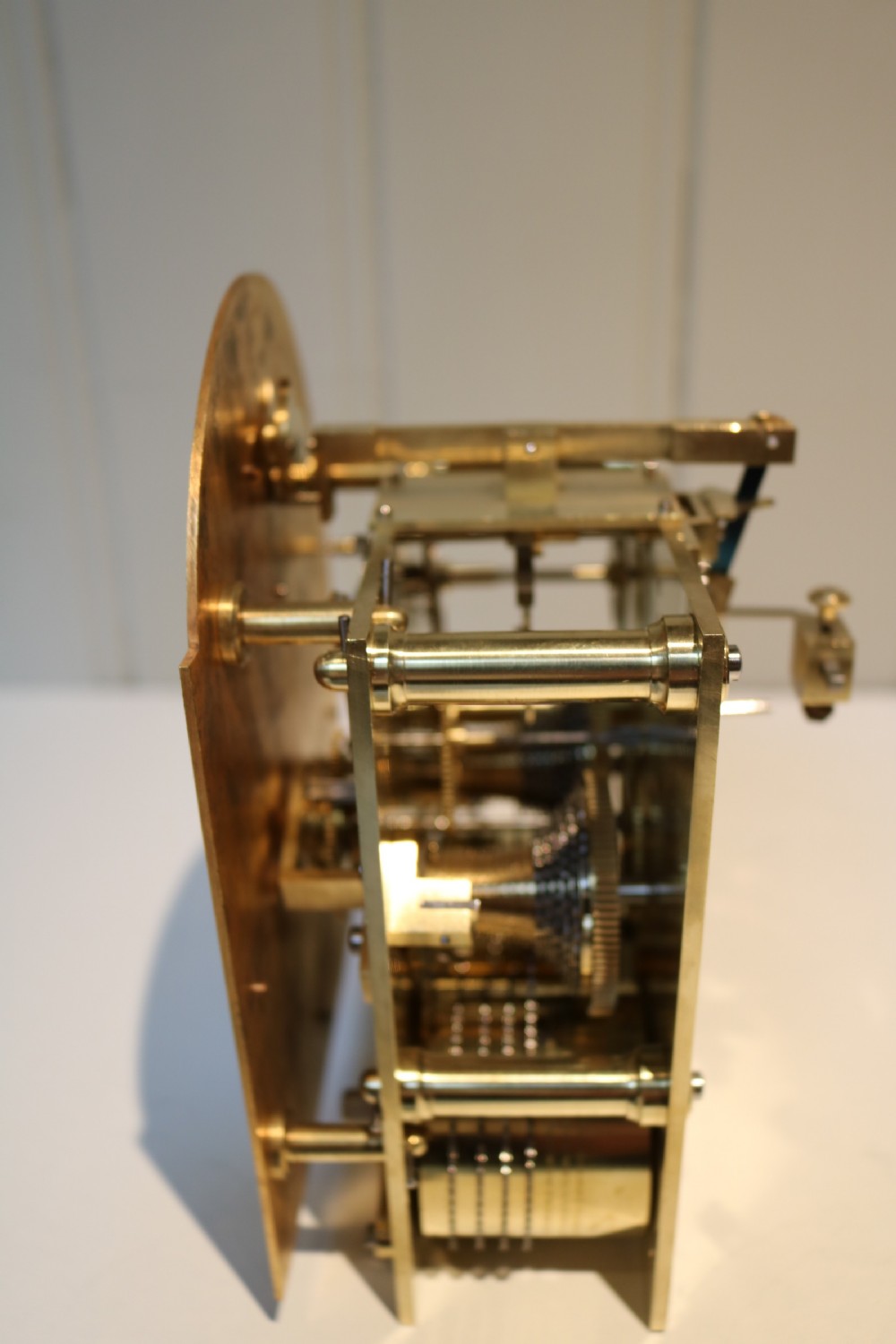 Small English Oak Bracket Clock (England, c. 1890) View XI