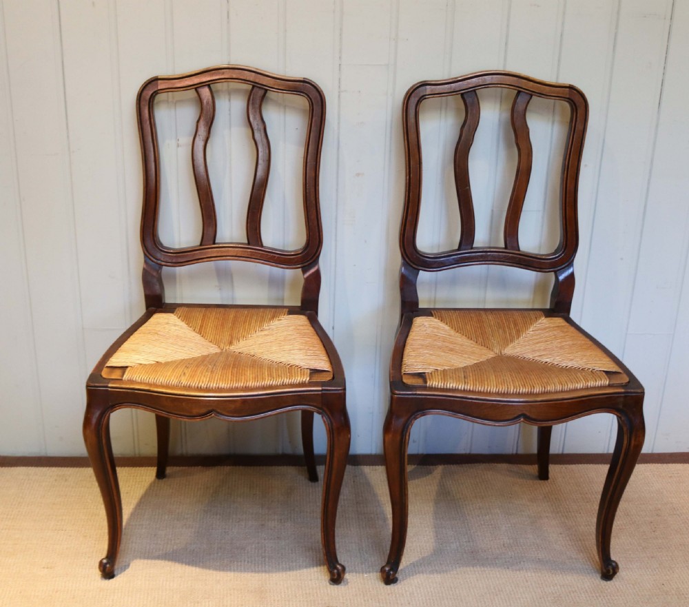 Set Of Six Beech Dining Chairs  View II