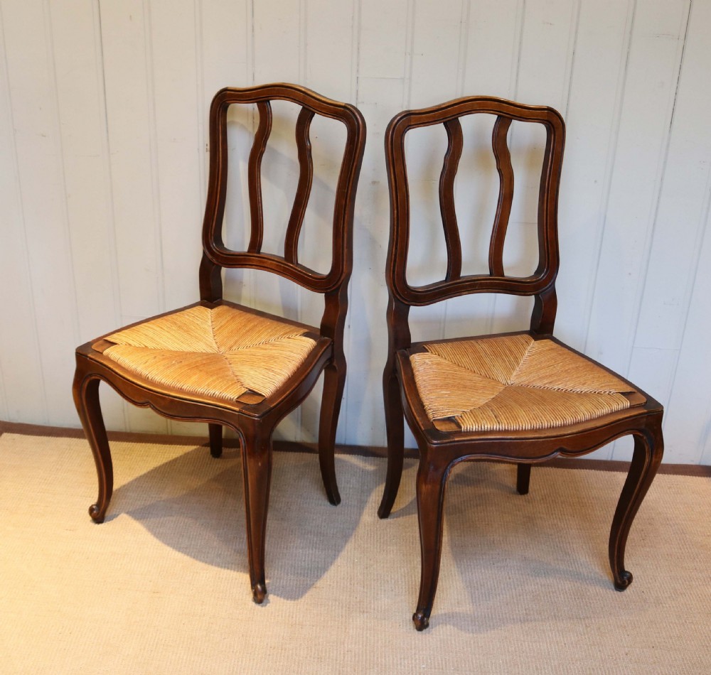 Set Of Six Beech Dining Chairs  View IV
