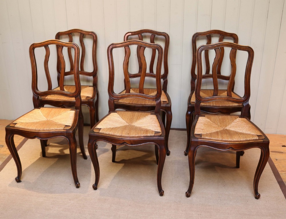 Set Of Six Beech Dining Chairs  View V