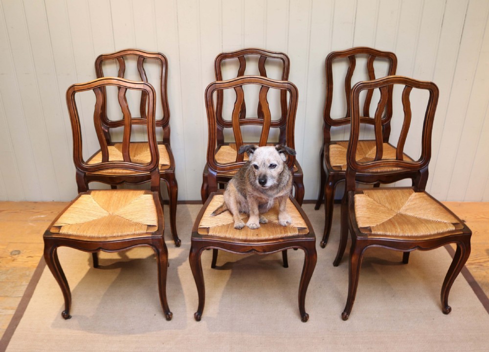 Set Of Six Beech Dining Chairs  View VI