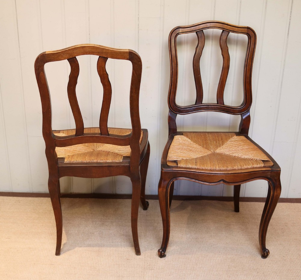 Set Of Six Beech Dining Chairs  View VII