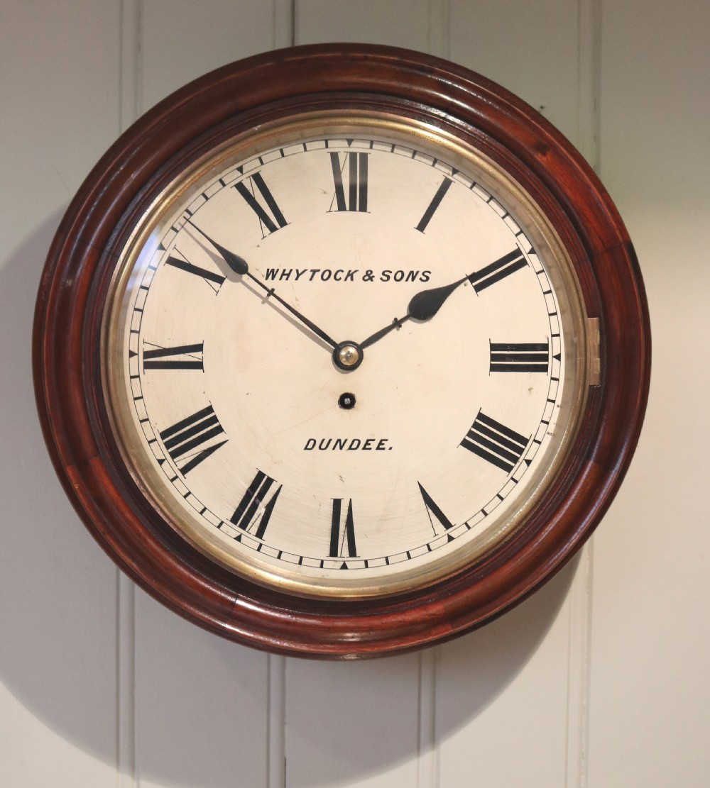 Scottish Walnut Dial clock 