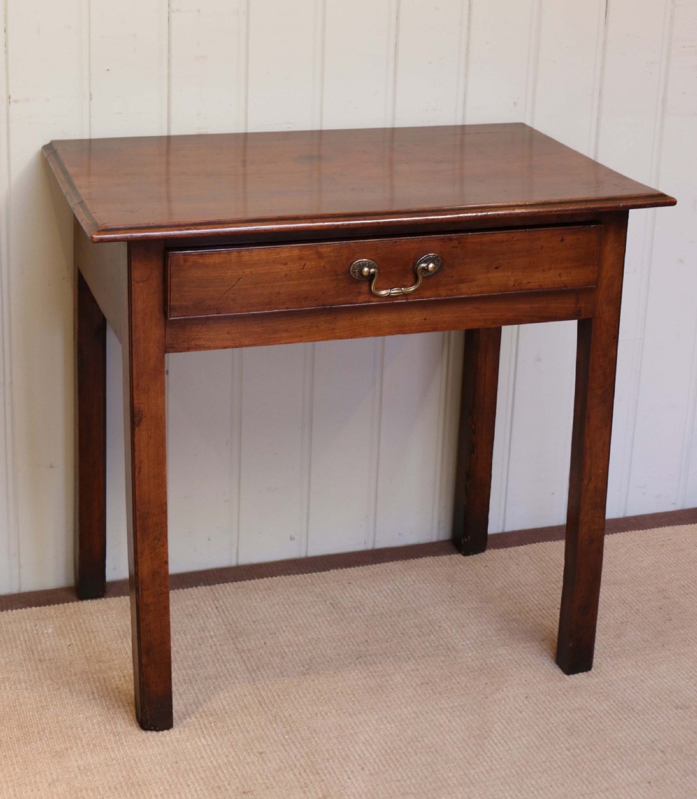 Rustic Cherrywood Side Table View II