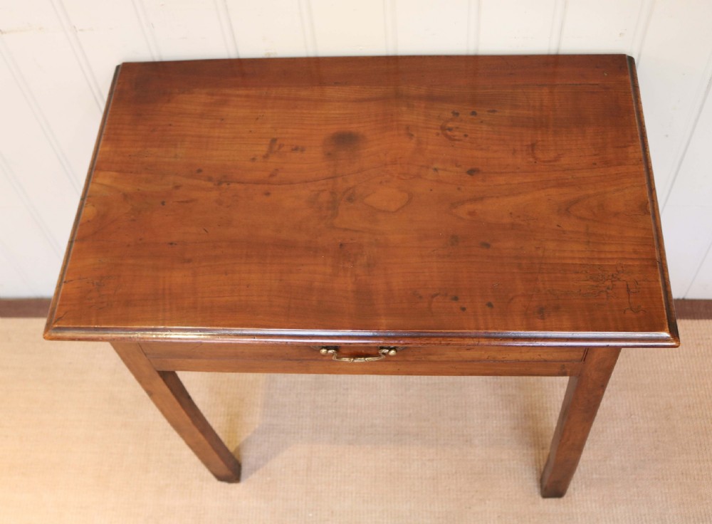 Rustic Cherrywood Side Table View V