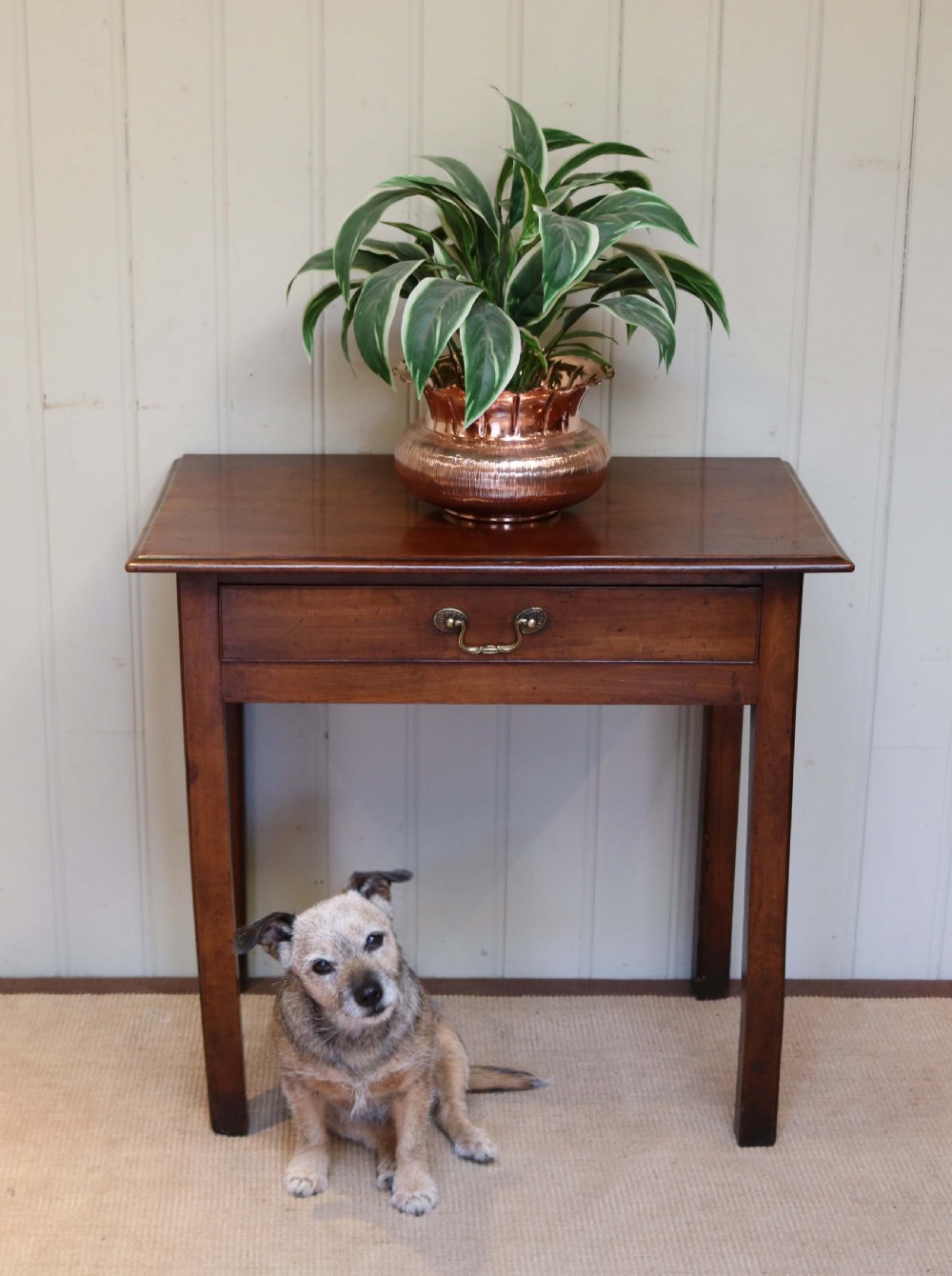 Rustic Cherrywood Side Table View VI
