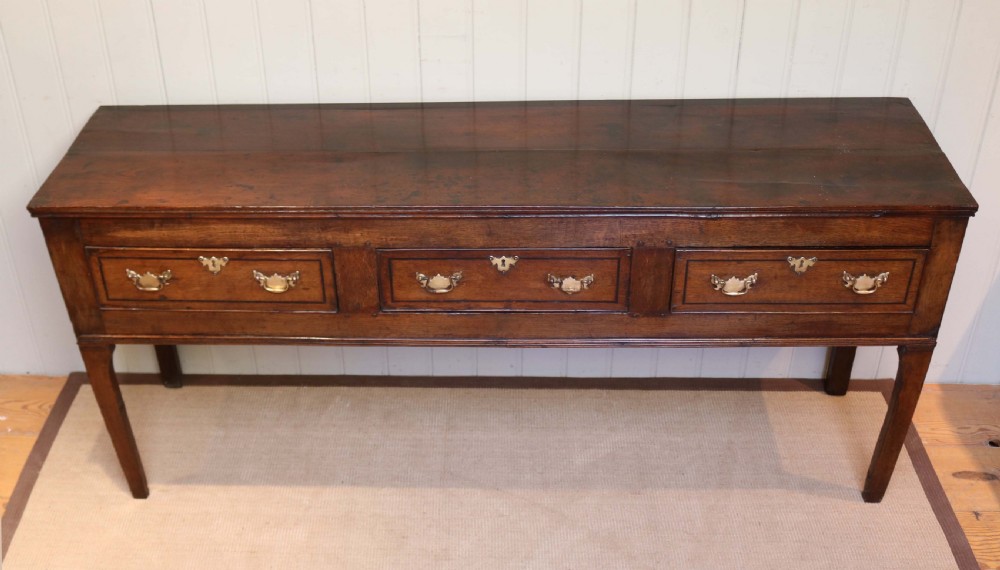 Georgian Elm Dresser Base View II