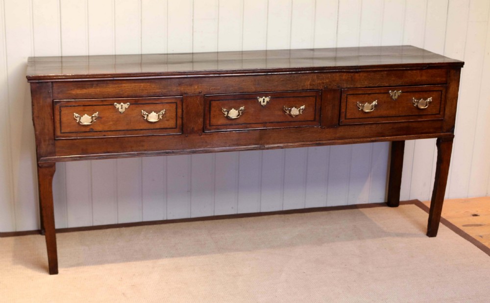 Georgian Elm Dresser Base View III