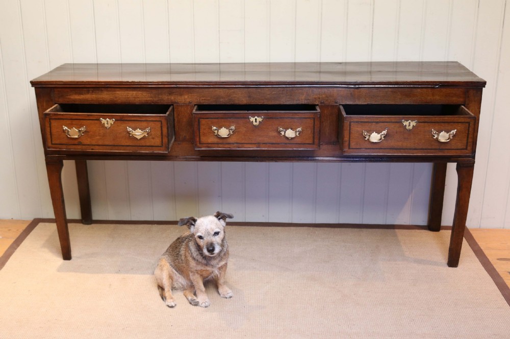 Georgian Elm Dresser Base View VI