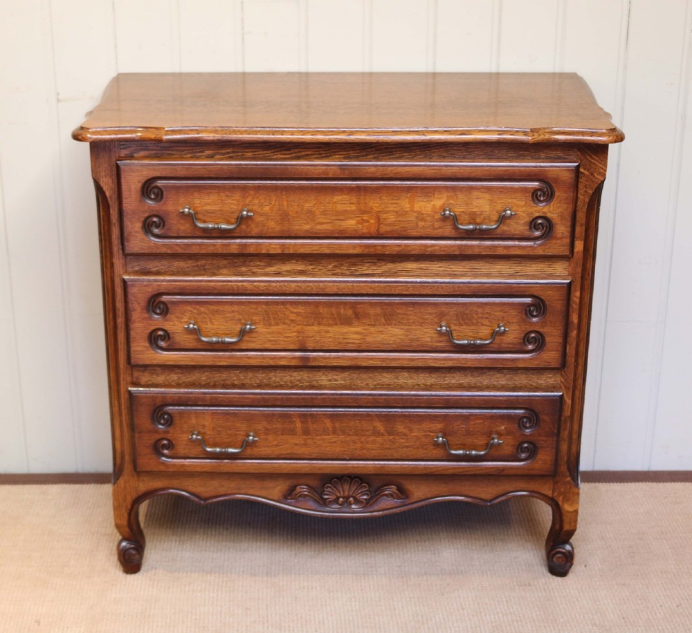 French Oak Chest Of Drawers 