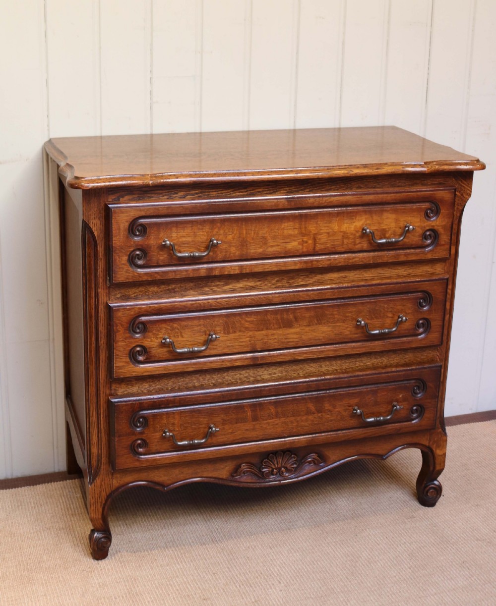 French Oak Chest Of Drawers  View III