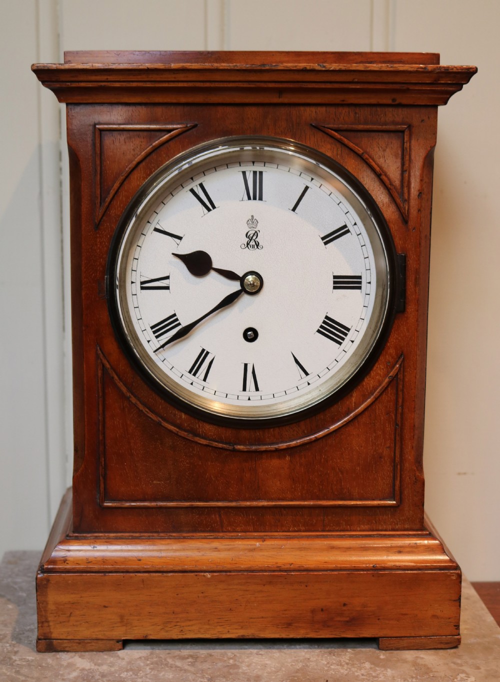 Mahogany Fusee Bracket Clock (England, 1901 to 1910)