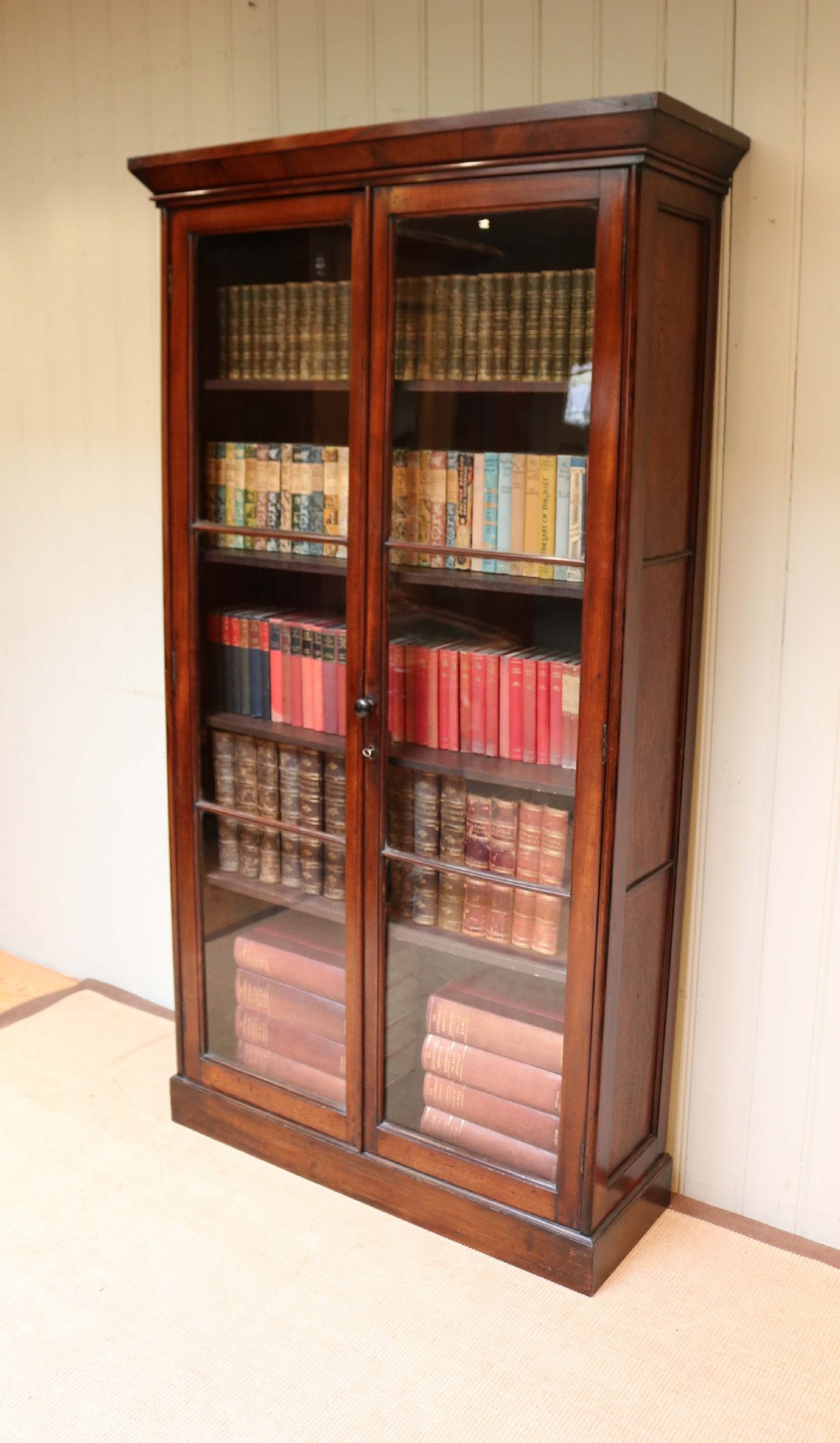 Tall Mahogany Bookcase