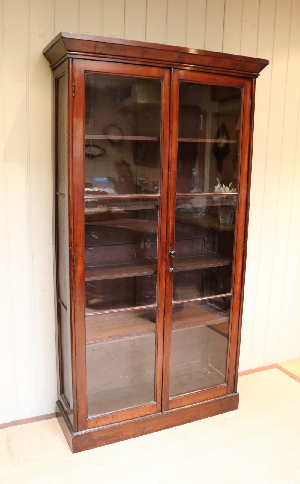 Tall Mahogany Bookcase View II