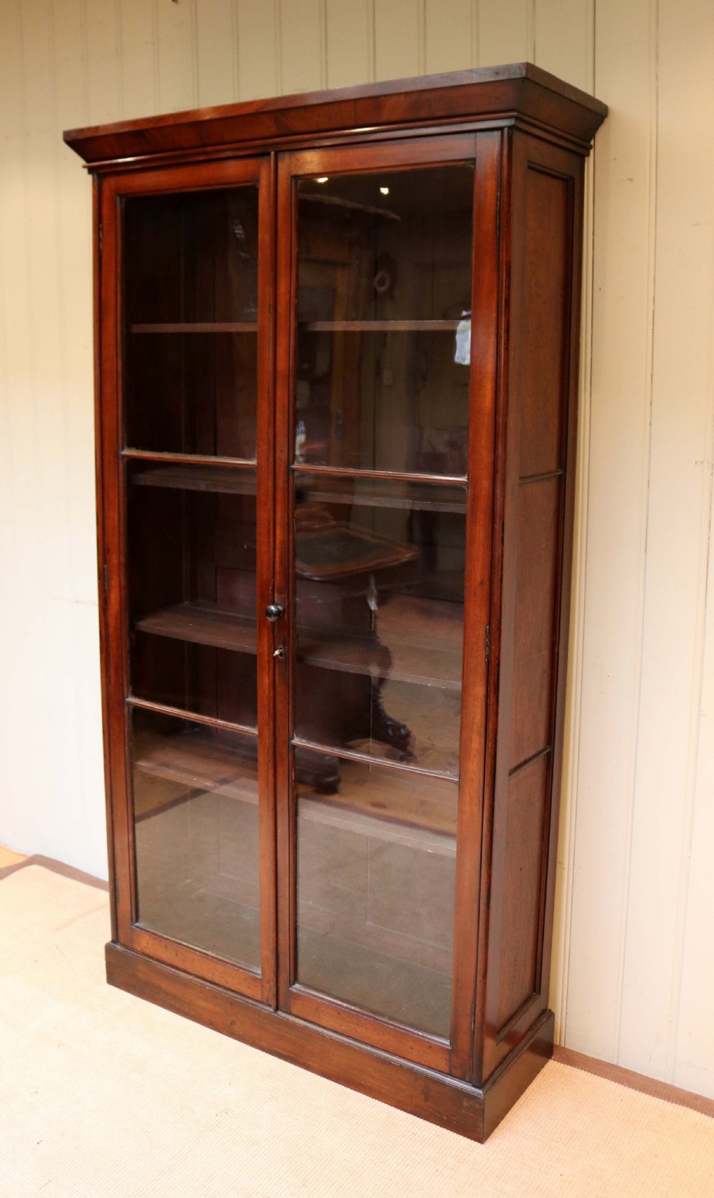 Tall Mahogany Bookcase View IV