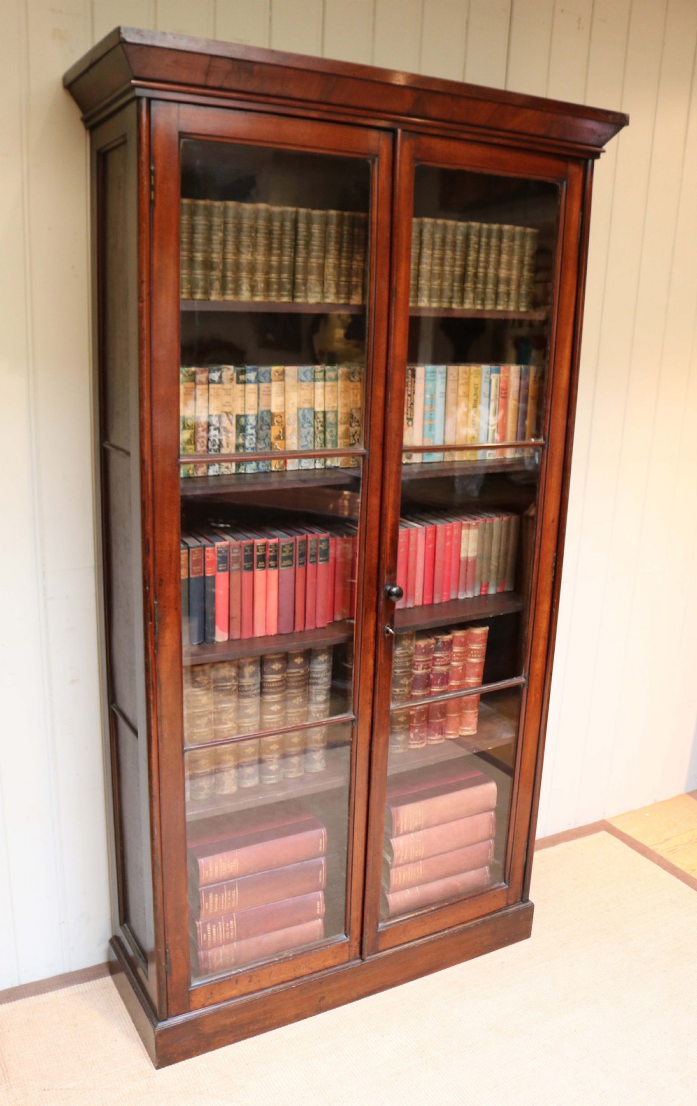 Tall Mahogany Bookcase View V