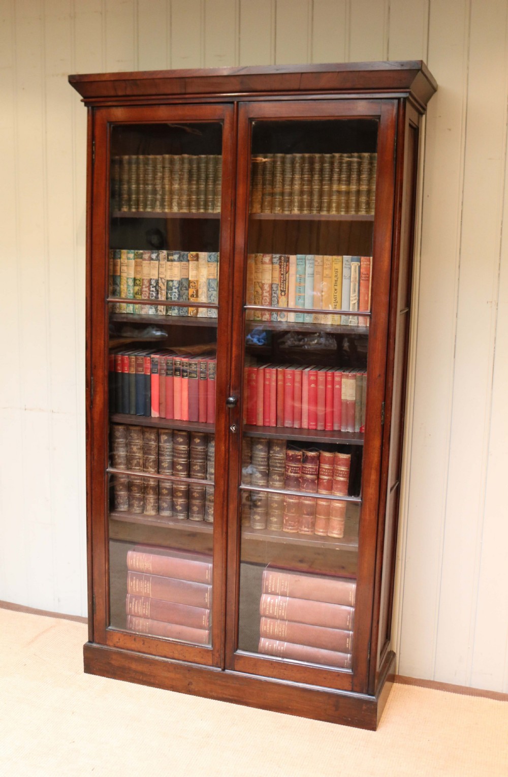 Tall Mahogany Bookcase View VII