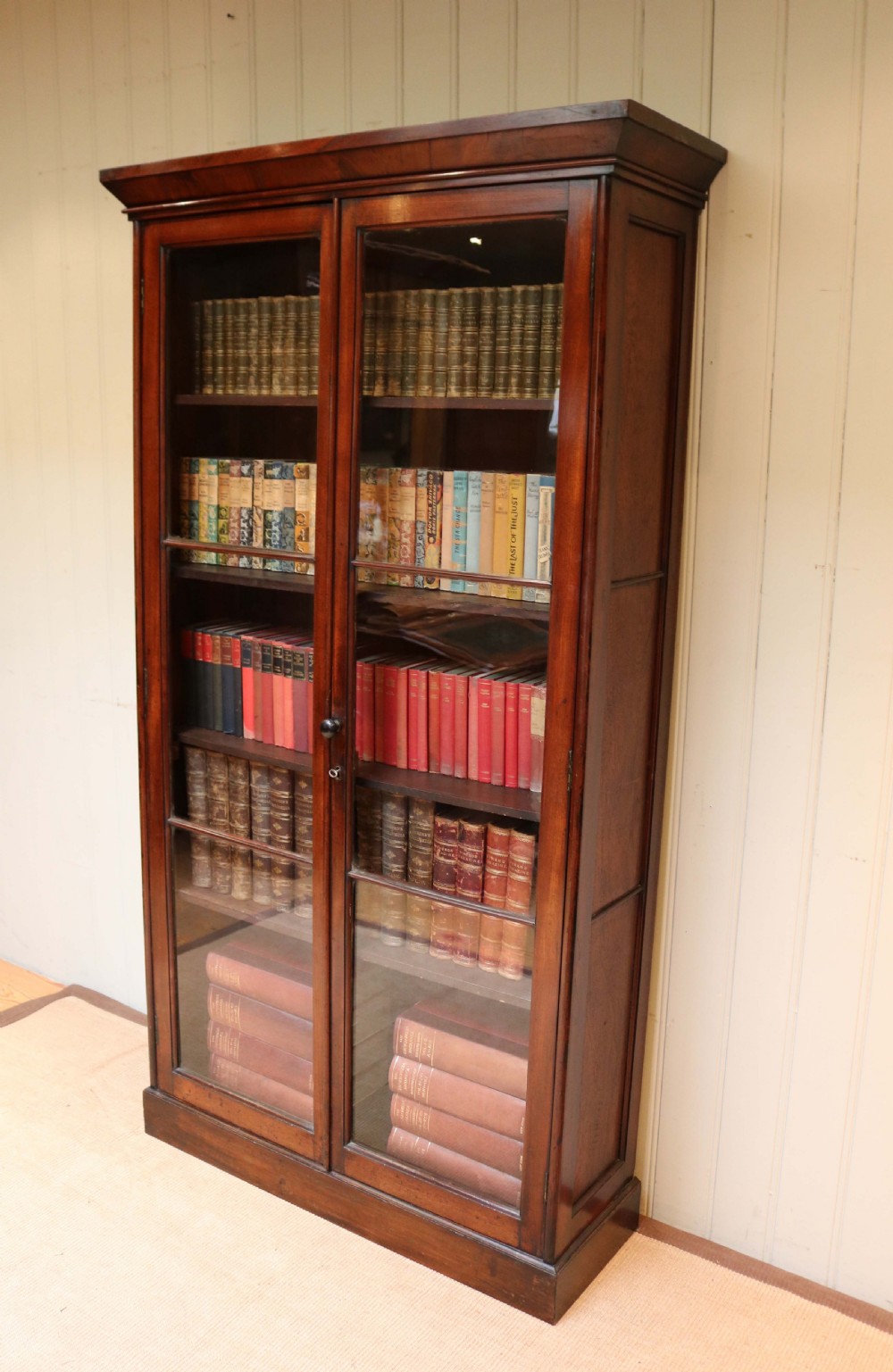 Tall Mahogany Bookcase View VIII