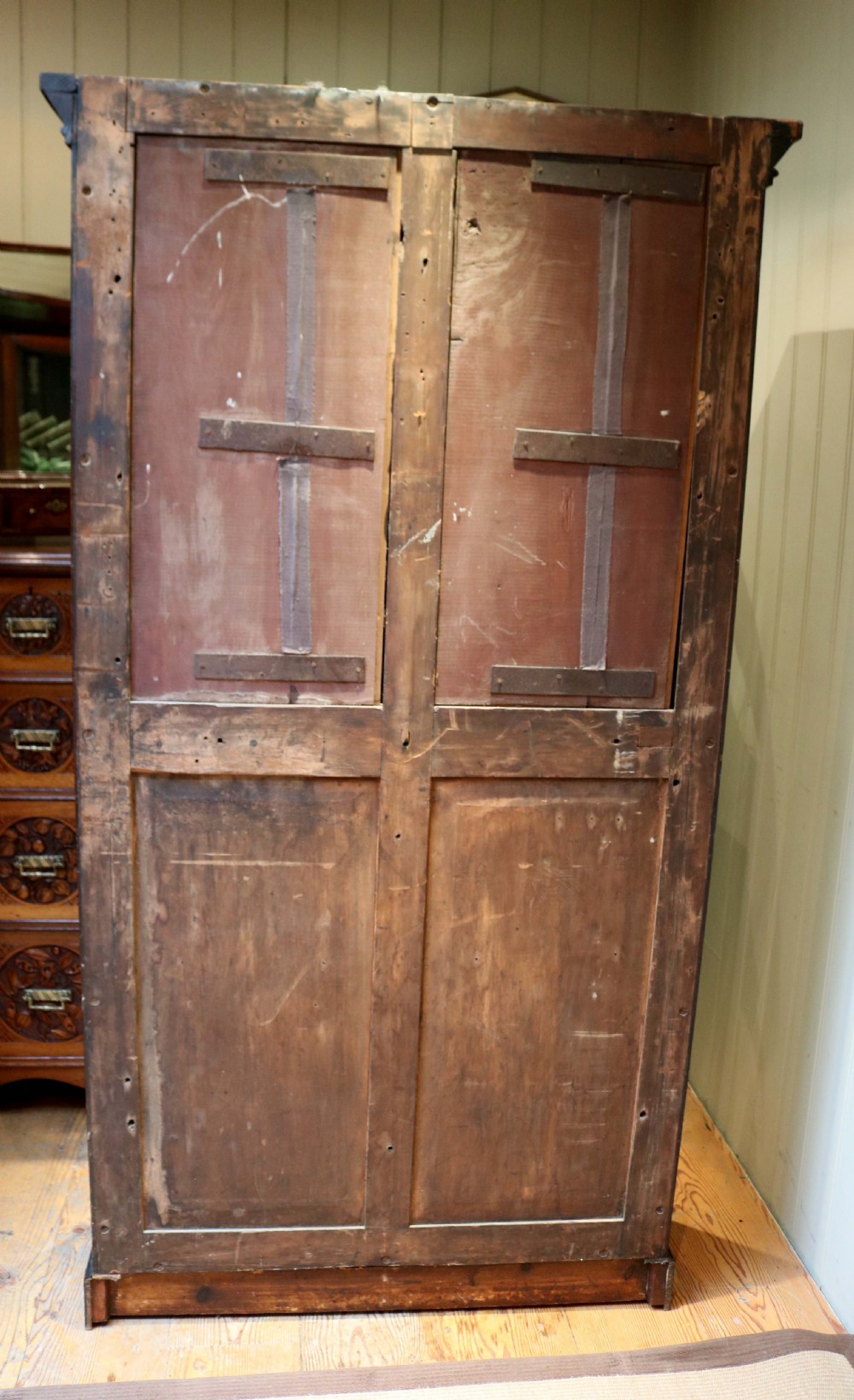 Tall Mahogany Bookcase View IX
